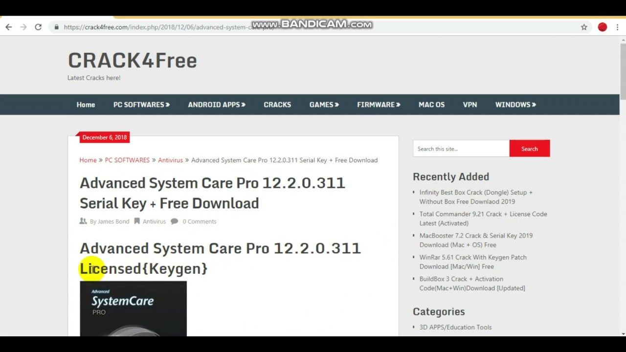 Advanced systemcare 12 pro v12.2.0.226 key